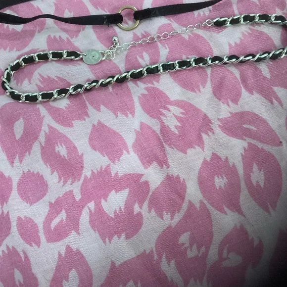 A set of 2 black chokers, EOFY Deal free Crystal with purchase - Picture 3 of 3